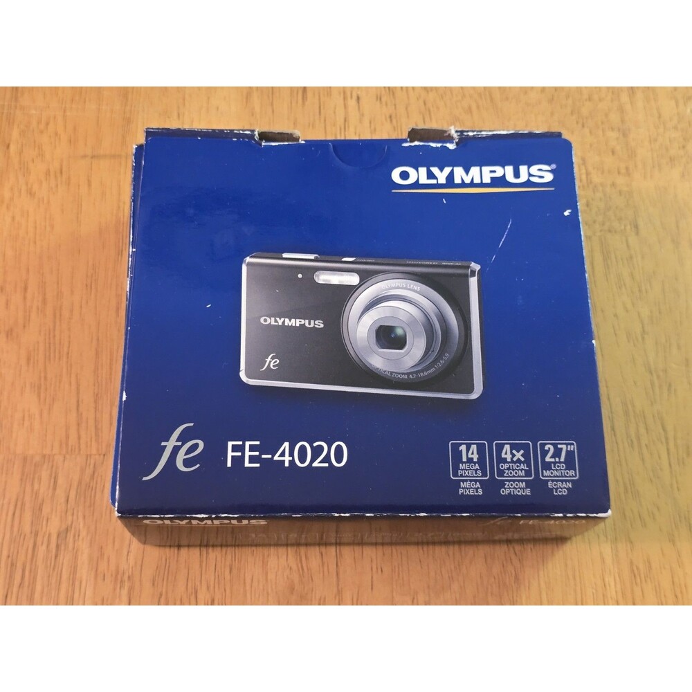 Olympus FE-4020 Digital Camera 14MP UNUSED Open Box Complete Set + 16GB SD Card